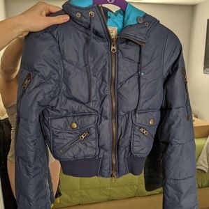 Cropped puffer jacket